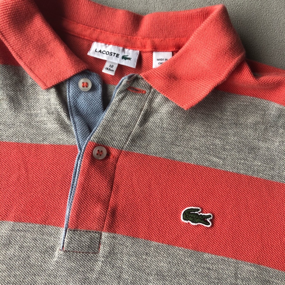 Lacoste ~ Polo ~ Boys Size 12 🌟 HOST PICK 🌟